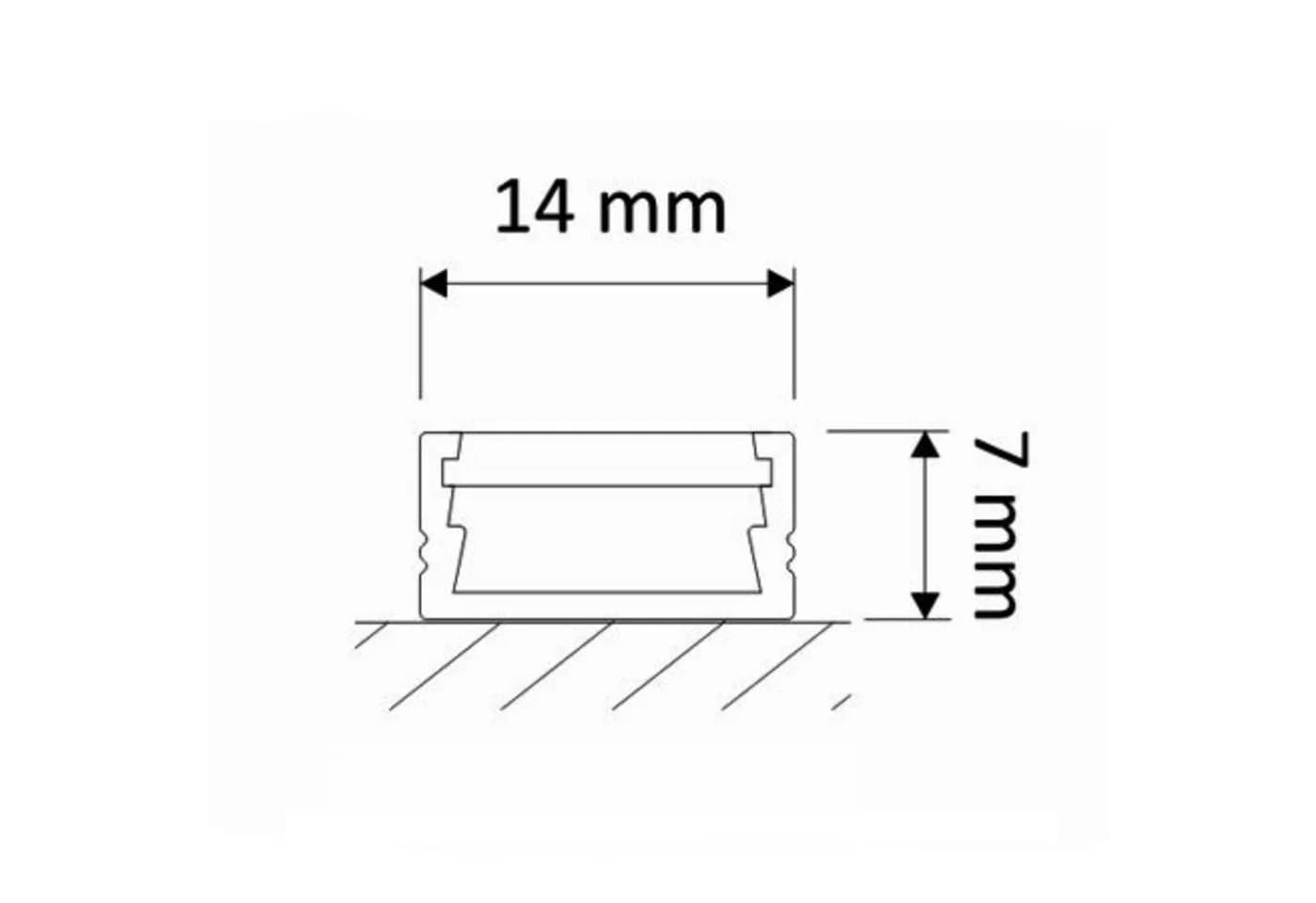 SO-TECH® LED-Aluprofil 2m mit opaler Abdeckung - Bild 4