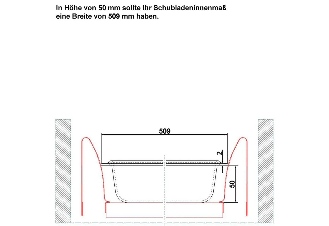 SO-TECH Besteckeinsatz ORGA-BOX II Maxi Silbergrau für Nobilia - Bild 3