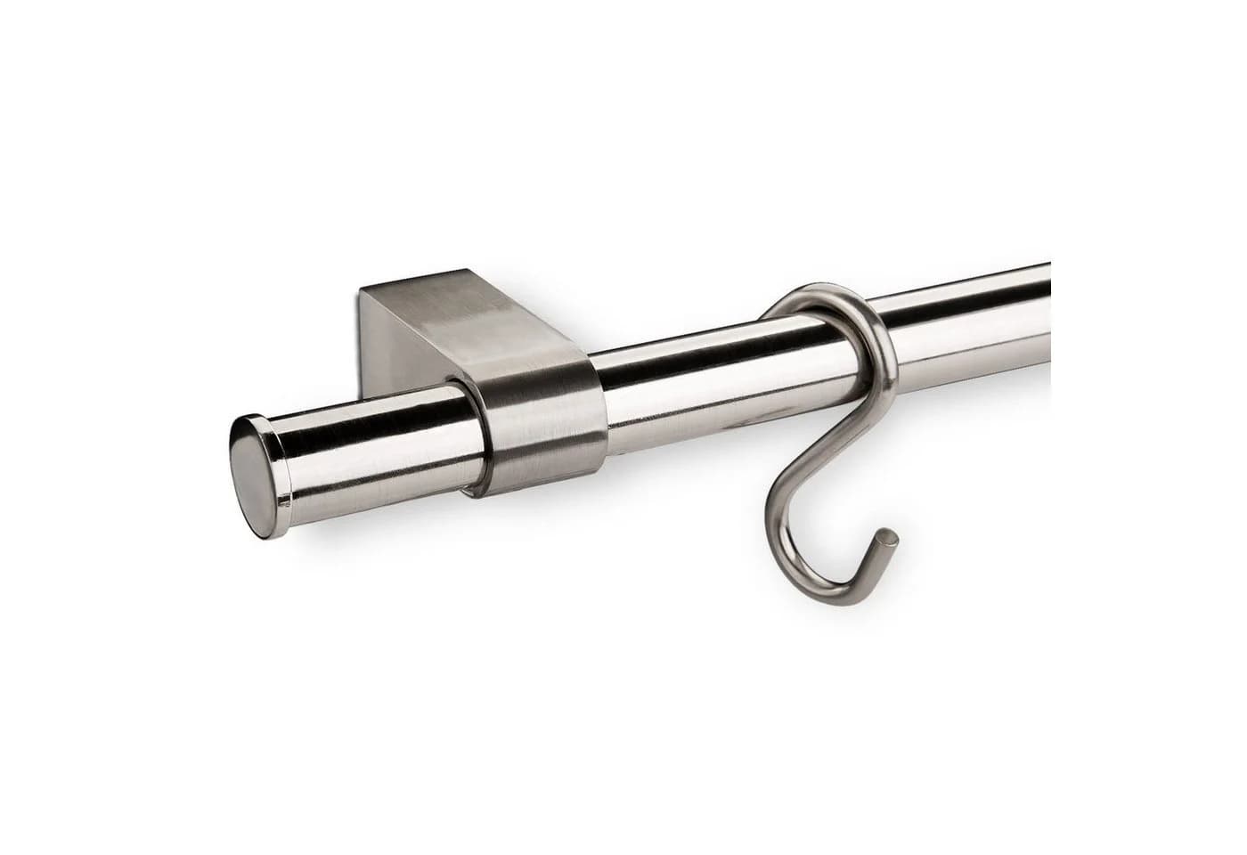 SO-TECH® Küchenreling Edelstahloptik 600 mm mit 5 S-Haken - Bild 4