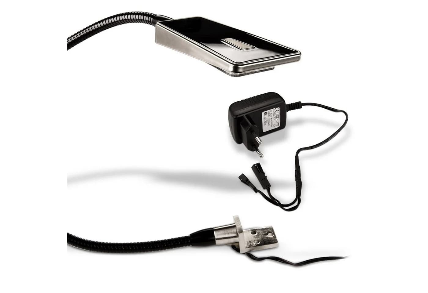 SO-TECH® Bettleuchte Luminoso Schwarz Flexibel LED Leseleuchte