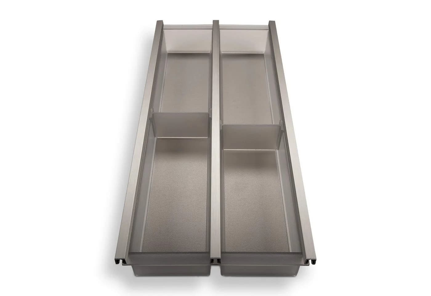 SO-TECH® Besteckeinsatz Cuisio Besteckeinsatz transluzent-graphitgrau Schubladeneinsatz - Bild 2