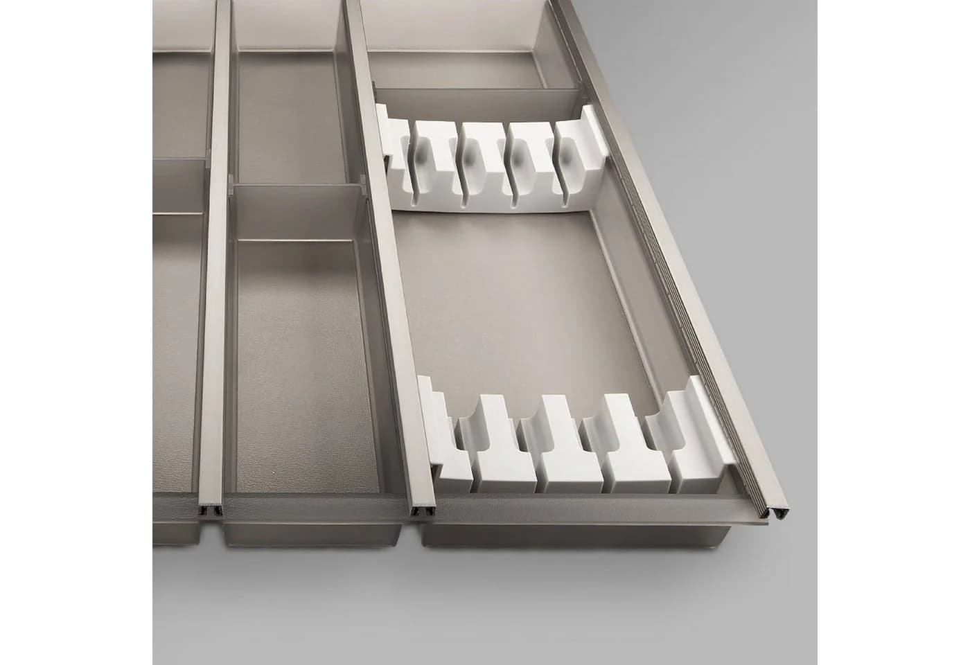 SO-TECH® Besteckeinsatz Cuisio transluzent-graphitgrau für blum Schubladen - Bild 4