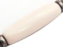 SO-TECH® Porzellangriff Landhaus Altsilber/Cremefarbig 96mm BA Bild 3