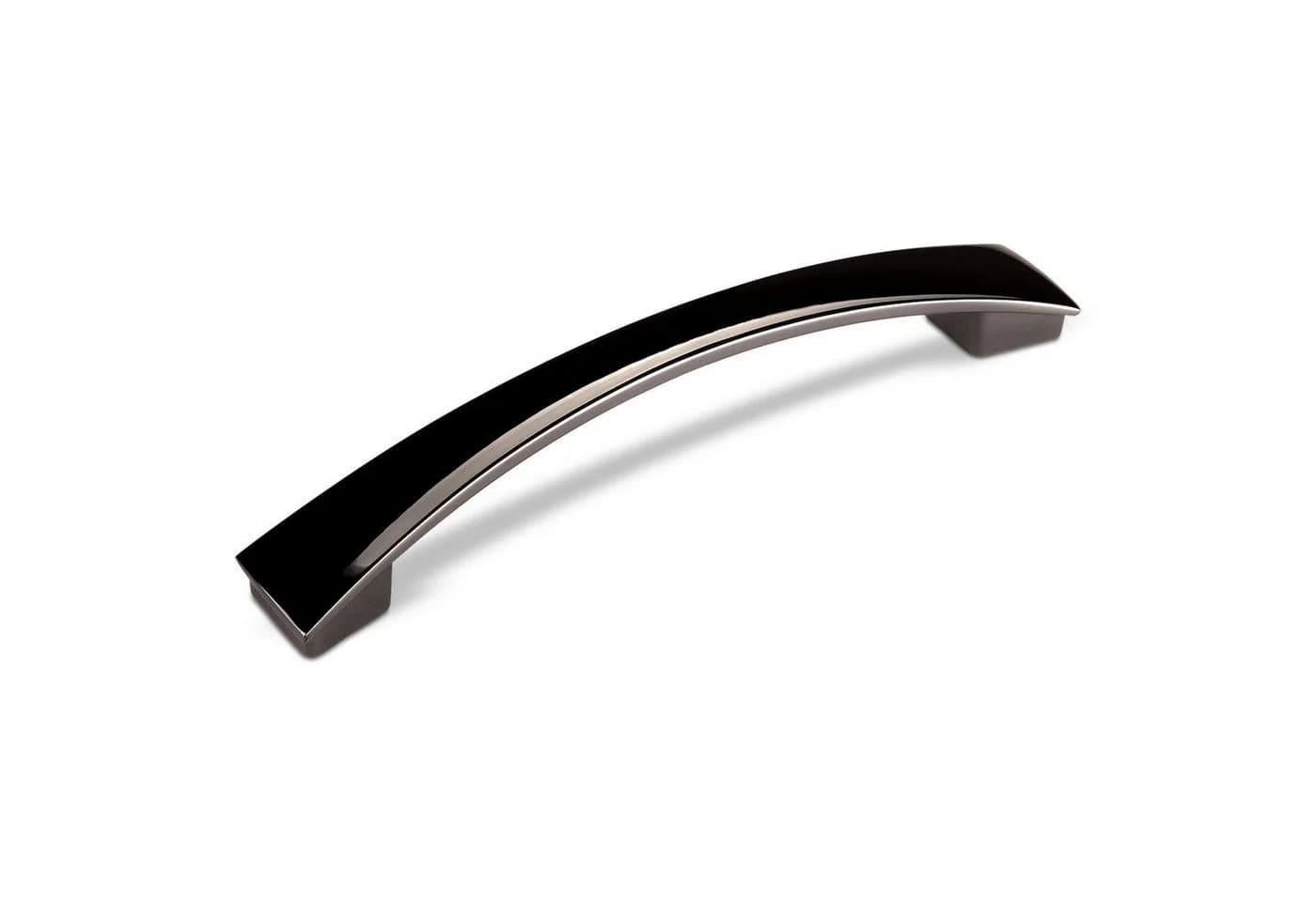 SO-TECH® Möbelgriff NURIA Bügelgriff 160 mm Lochabstand Chrom Schwarz - Bild 2