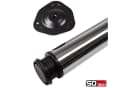 SO-TECH® Tischbein Ø 60 mm, Chrom poliert, höhenverstellbar, Stahl, 4x Bild 1