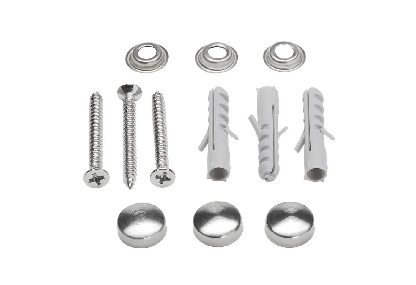 SO-TECH® Garderobenhakenleiste CORA 6 Haken Edelstahl Silber - Bild 4