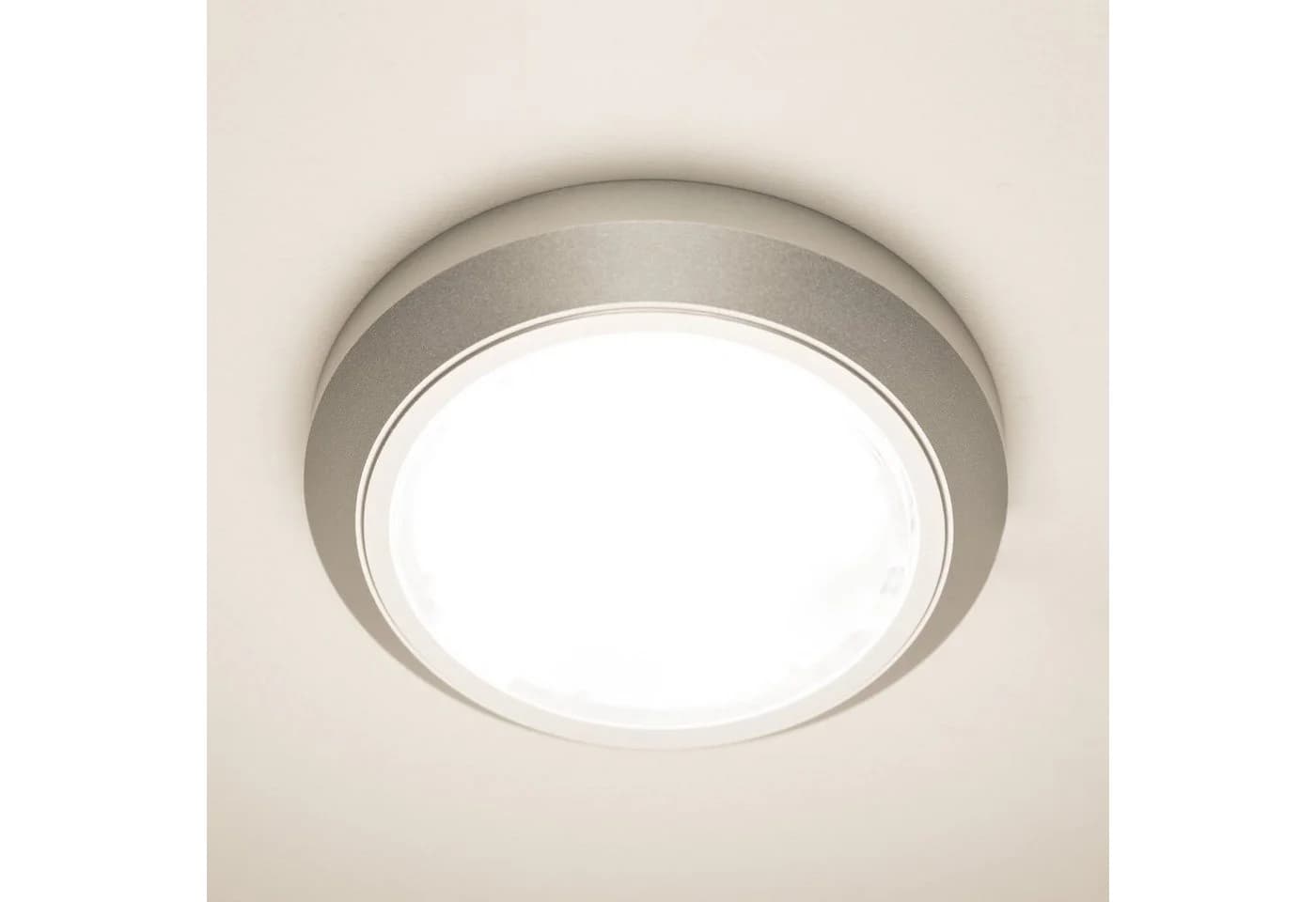 SO-TECH® LED Unterbauleuchte ABILA 3W Ø 60 mm Silber Neutralweiß - Bild 2