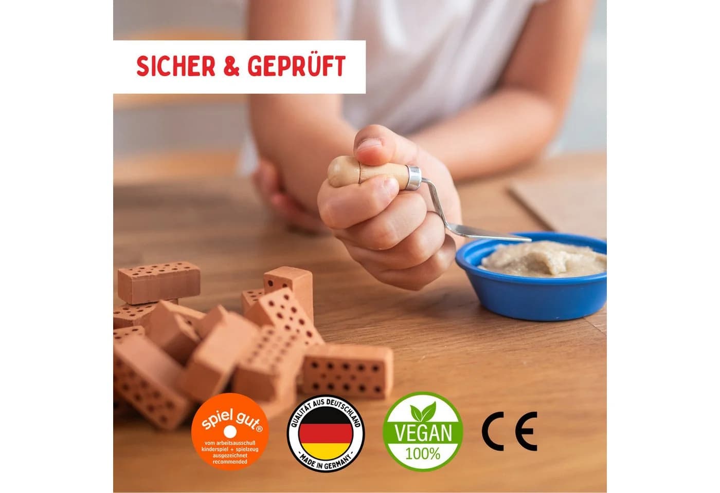 teifoc Burg Steinbaukasten 200 St. Kreativspielzeug Bausatz - Bild 5