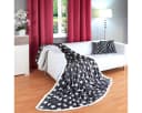 Gräfenstayn Wohndecke Sternendecke Kuscheldecke Anthrazit Flanell-Fleece Bild 5