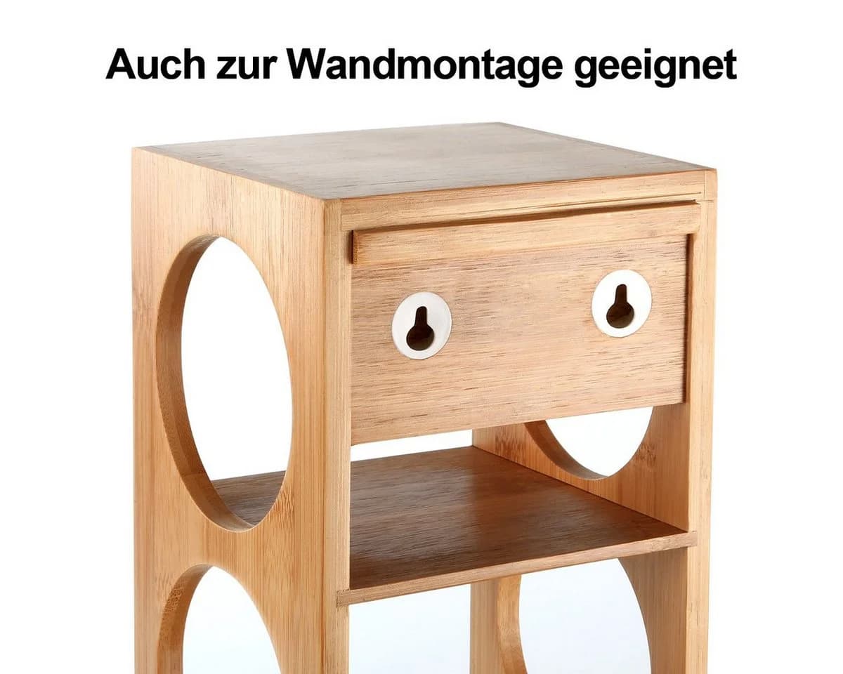 Gräfenstayn Weinregal CUBE stapelbar Bambus für 5 Flaschen - Bild 3