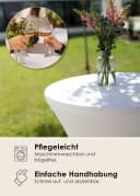 Gräfenstayn Stehtischhusse 2er Set Stretchbezug Weiß Bild 5