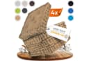 Gräfenstayn Sitzkissen 4er Set 40x40 cm Beige 100% Baumwolle Bild 2