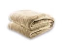 Gräfenstayn Kuscheldecke Flauschig mit Ärmeln und Fußtasche Hellbraun 180x150cm Bild 4