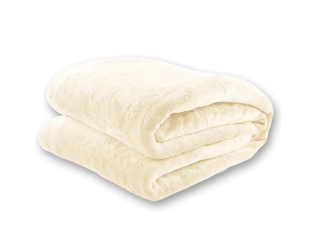 Gräfenstayn Kuscheldecke mit Ärmeln und Fußtasche Creme - Bild 4