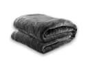 Gräfenstayn Kuscheldecke mit Ärmeln und Fußtasche Schwarz Flanell-Fleece Bild 4