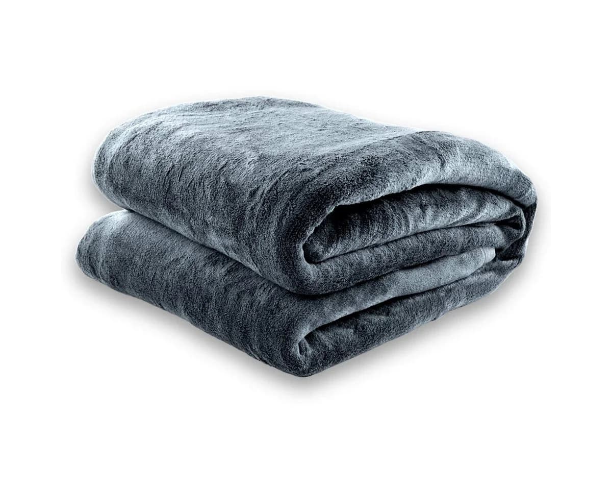 Gräfenstayn Wohndecke Flauschig Tragbar Kuscheldecke Mit Ärmeln Fußtasche Anthrazit - Bild 4