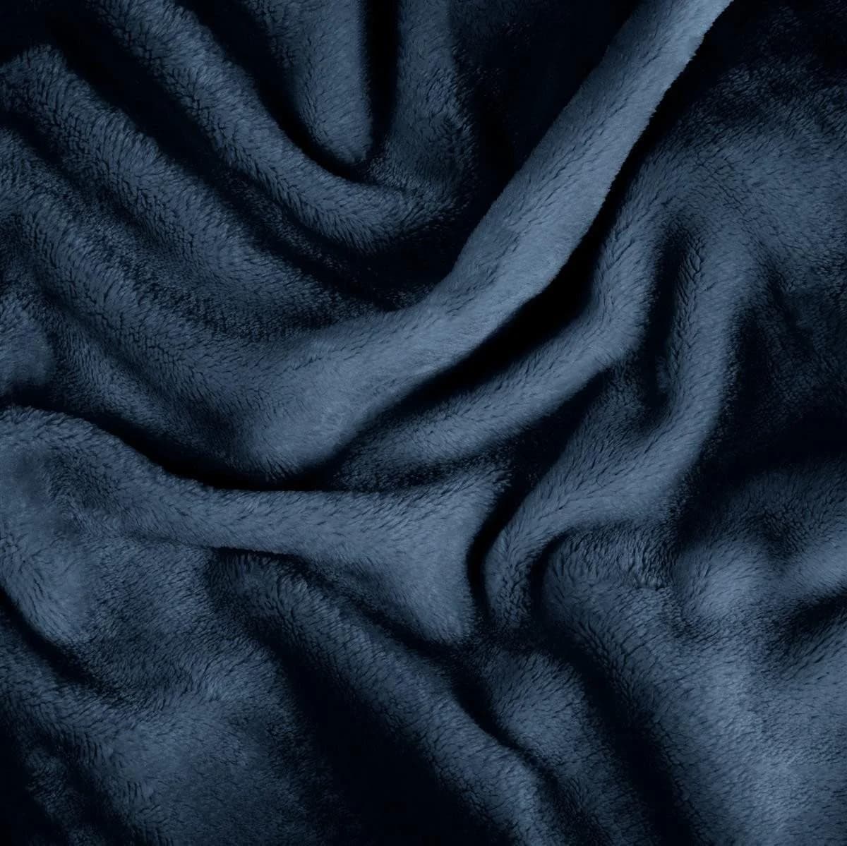Gräfenstayn Wohndecke Kuscheldecke Blau Super Weich Flauschig - Bild 4