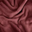 Gräfenstayn Kuscheldecke Bordeaux Flanell-Fleece Wohndecke Bild 4