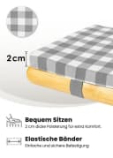 Gräfenstayn Bankauflage Biertischauflagen-Set 3-tlg. Sitzpolsterung für Bierzeltgarnitur Bild 4