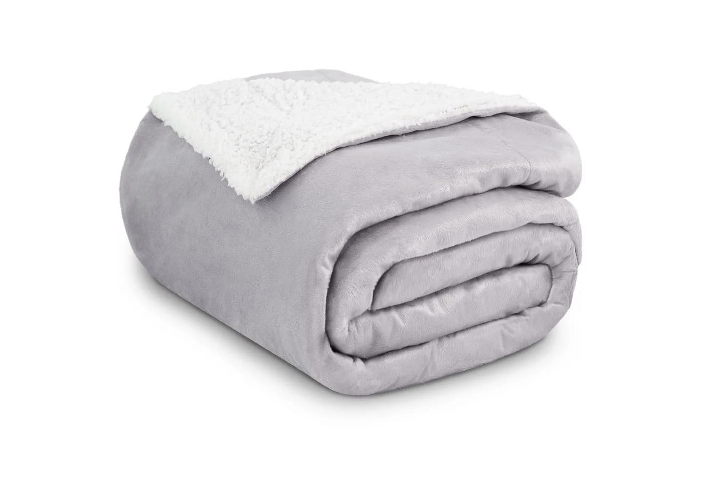 Wohndecke in Lammfell-Optik Kuscheldecke weich & flauschig - Sherpa Fleecedecke, Gräfenstayn - Bild 2
