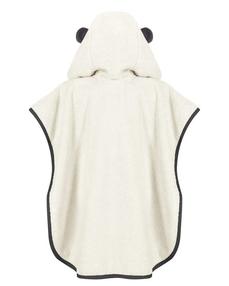 Laynenburg Badeponcho Kinder 100% Baumwolle mit Kapuze & Motiv, Handtuch Poncho aus Frottee für Baby Jungen Mädchen