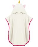 Laynenburg Badeponcho Kinder 100% Baumwolle mit Kapuze & Motiv, Handtuch Poncho aus Frottee für Baby Jungen Mädchen Bild 1