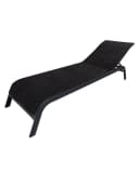 LAYNENBURG Liegenauflage Frottee 100% Baumwolle Grau Bild 1