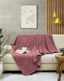LAYNENBURG Frotteedecke 100% Baumwolle Rosa Bild 5