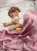LAYNENBURG Musselin Babydecke 4-lagig Baumwolle Grau Bild 1