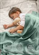 LAYNENBURG Musselin Babydecke 4-lagig 120x120cm Baumwolle Bild 1