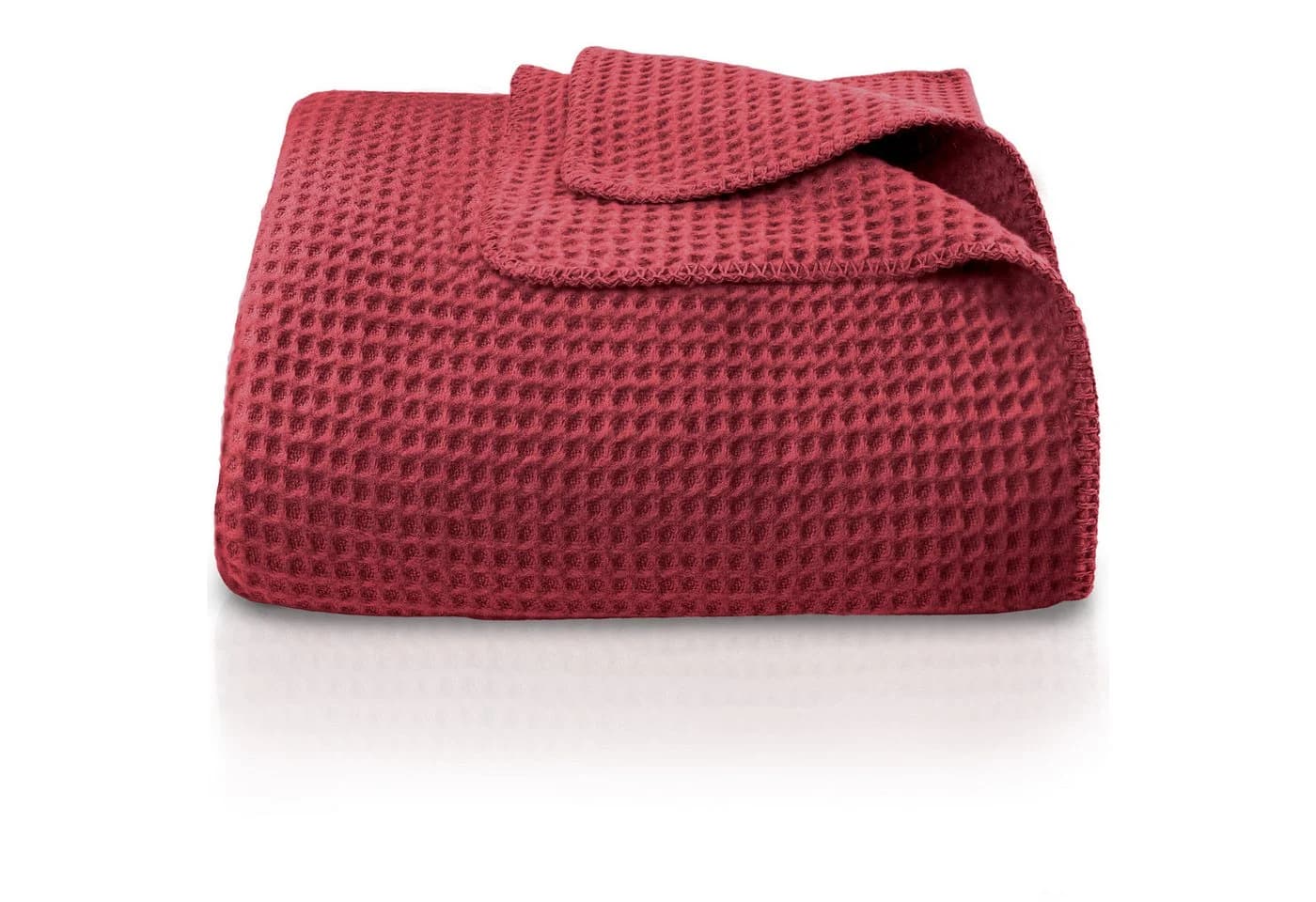Wohndecke Waffelpique Baumwolle Kuscheldecke Laynenburg - Bild 2