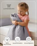 Laynenburg Kinderbettwäsche Musselin 2 teilig 100% Baumwolle Bild 4