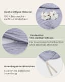 Laynenburg Kinderbettwäsche Musselin 2 teilig 100% Baumwolle Bild 5