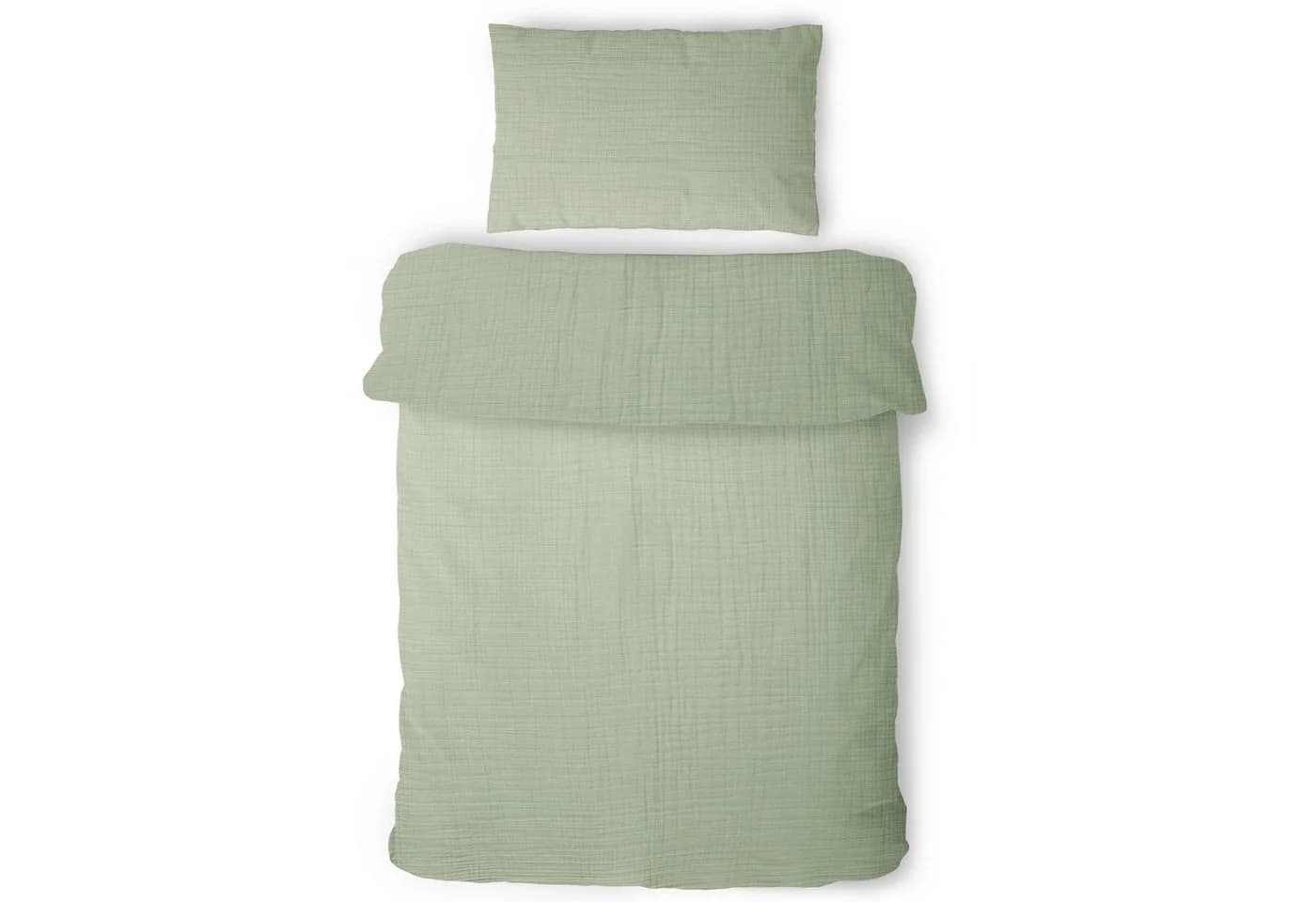 Laynenburg Kinderbettwäsche Musselin 2-teilig Baumwolle 100% 100x135 cm + 40x60 cm - Bild 2