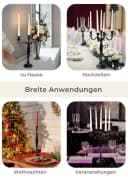 Gräfenstayn Kerzenständer 5-armig Schwarz Bild 3