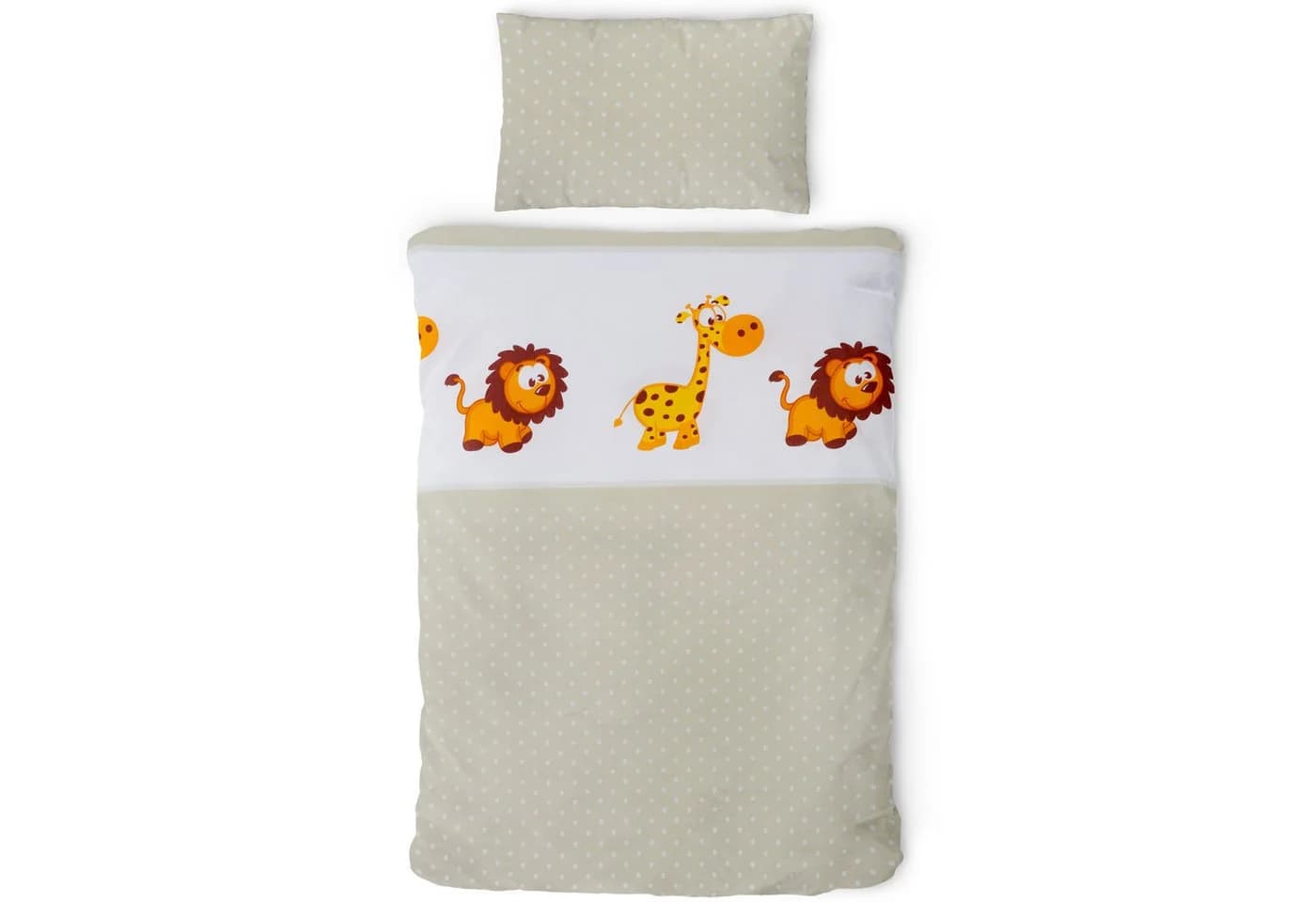 Gräfenstayn Kinderbettwäsche Set 2-tlg. 100% Baumwolle mit Tiermotiv - Bild 2