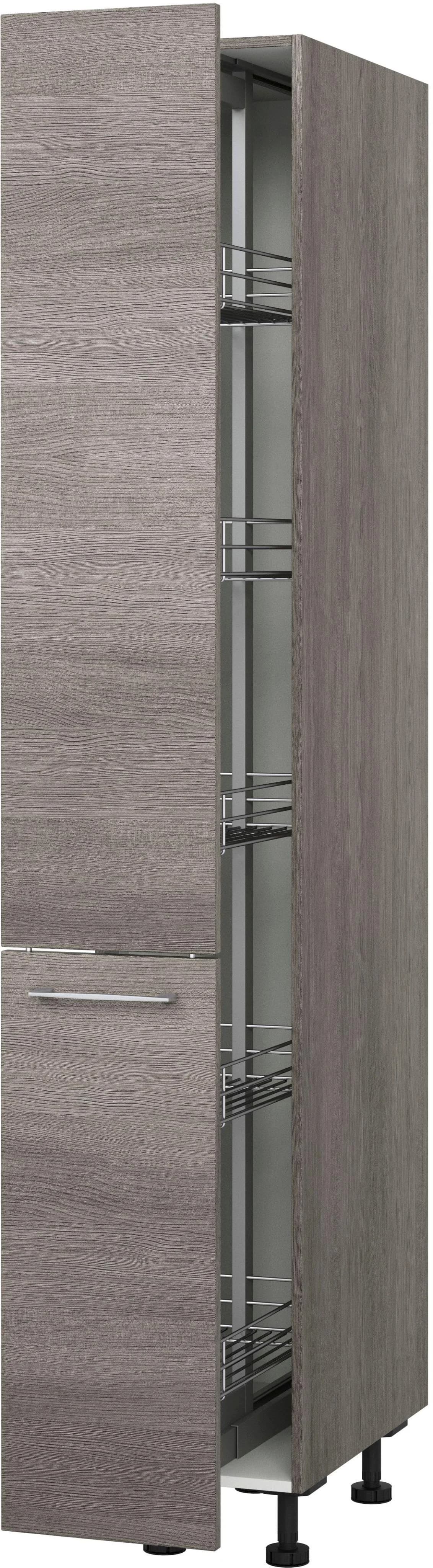 Apothekerschrank KOCHSTATION KS-Trea SVAV30-195 Grau