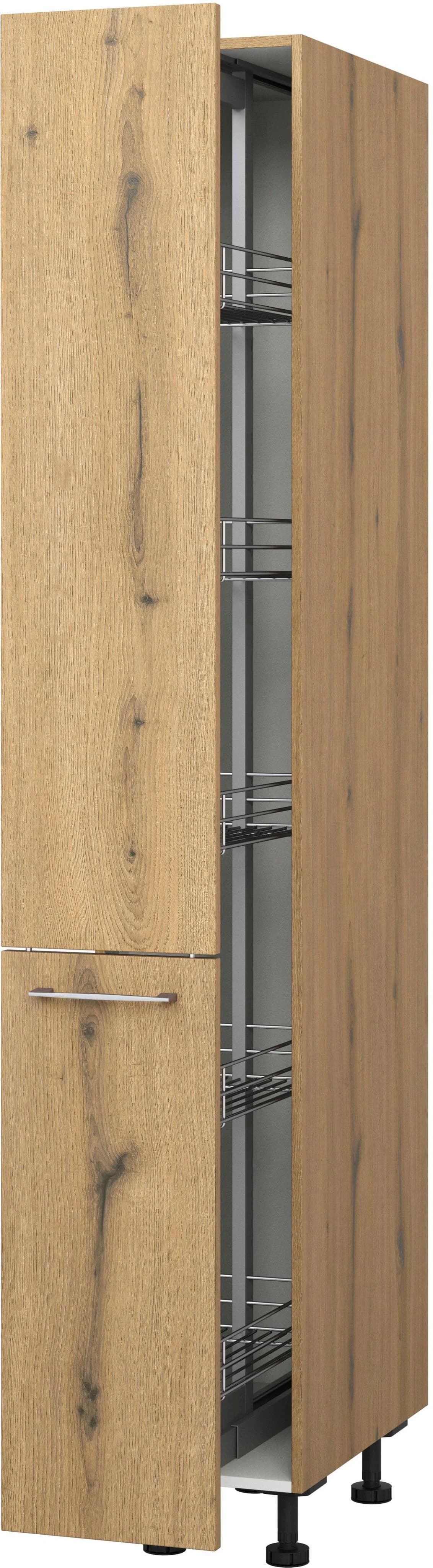 Kochstation Apothekerschrank KS-Trea SVAV30-195 Eiche Astig