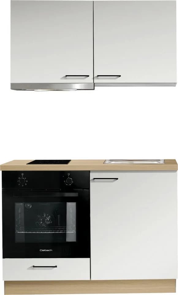 KOCHSTATION Küchenzeile KS-Solmera 120cm vormontiert mit Spüle - Bild 2