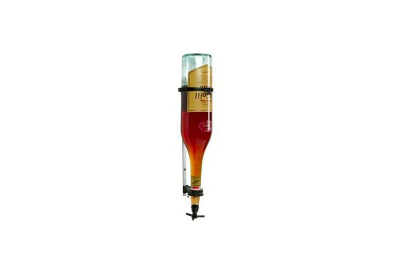 FUCHS Flaschenausgießer PRIMA Schwarz Portionierer 2,0 cl inkl. Wandhalter - Bild 2