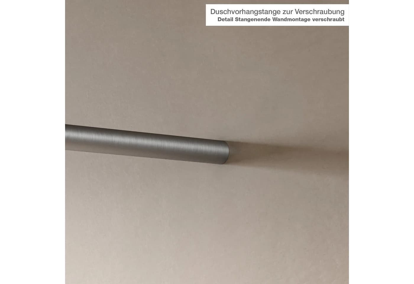 PHOS Design Duschvorhangstange DSU U-Form Edelstahl - Bild 3