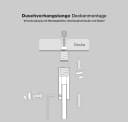 PHOS Design Duschvorhangstange DSU U-Form Edelstahl Bild 4