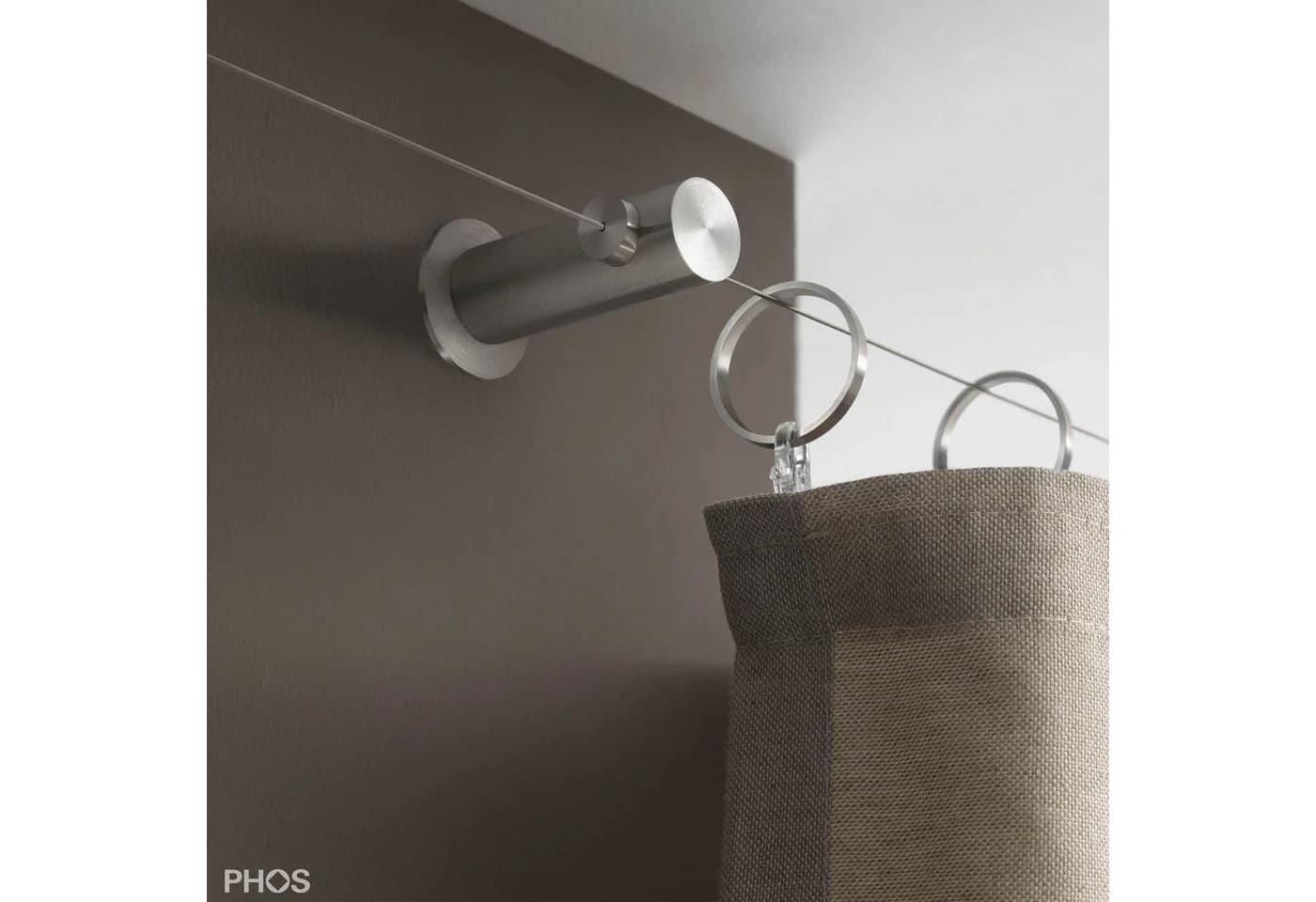 PHOS Design Seilzwischenträger Edelstahl für Seilspannsysteme - Bild 2