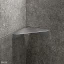 PHOS Design Eck-Duschablage Edelstahl Grau Bild 4