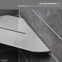 PHOS Design Eck-Duschablage Edelstahl Grau Bild 5
