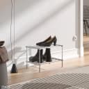 PHOS Design Schuhregal Edelstahl 40cm 2 Ebenen Bild 2