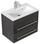 Magnolia Home Waschtisch Badmöbel Mars 600 SlimLine 2 SoftClose Schubladen Anthrazit Bild 2