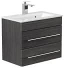 Magnolia Home Waschtisch Badmöbel Mars 600 SlimLine 2 SoftClose Schubladen Anthrazit Bild 3
