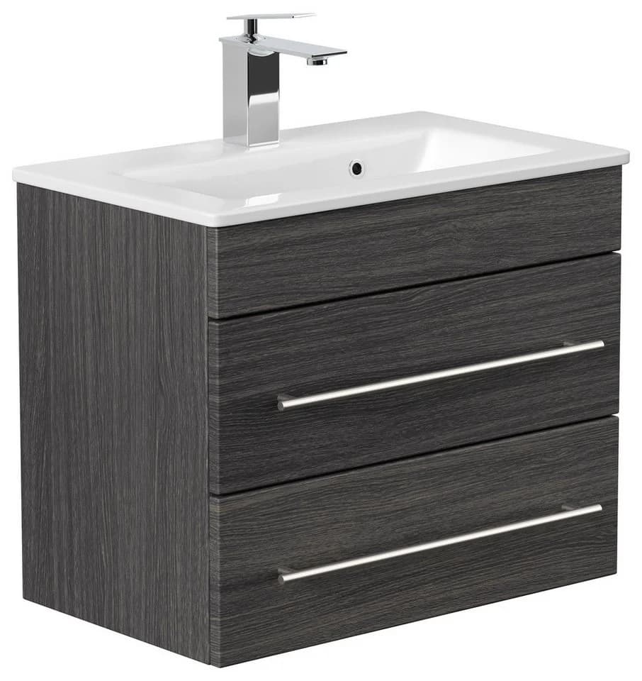 Magnolia Home Waschtisch Badmöbel Mars 600 SlimLine 2 SoftClose Schubladen Anthrazit - Bild 3