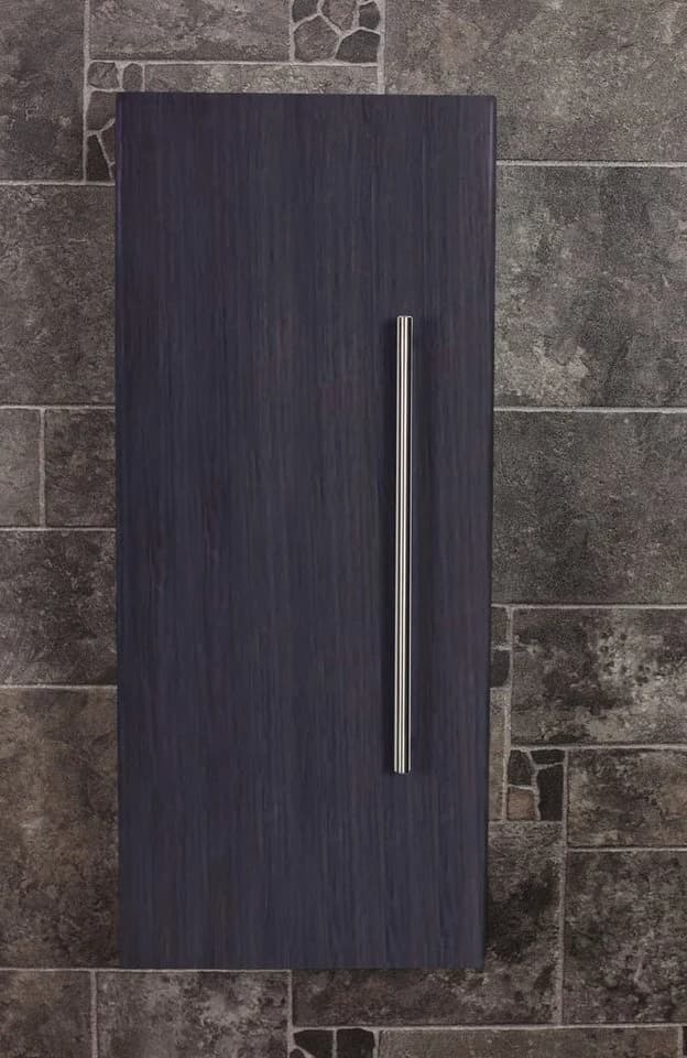 Magnolia Home Hängeschrank Bad Aurum-S Anthrazit Gemasert